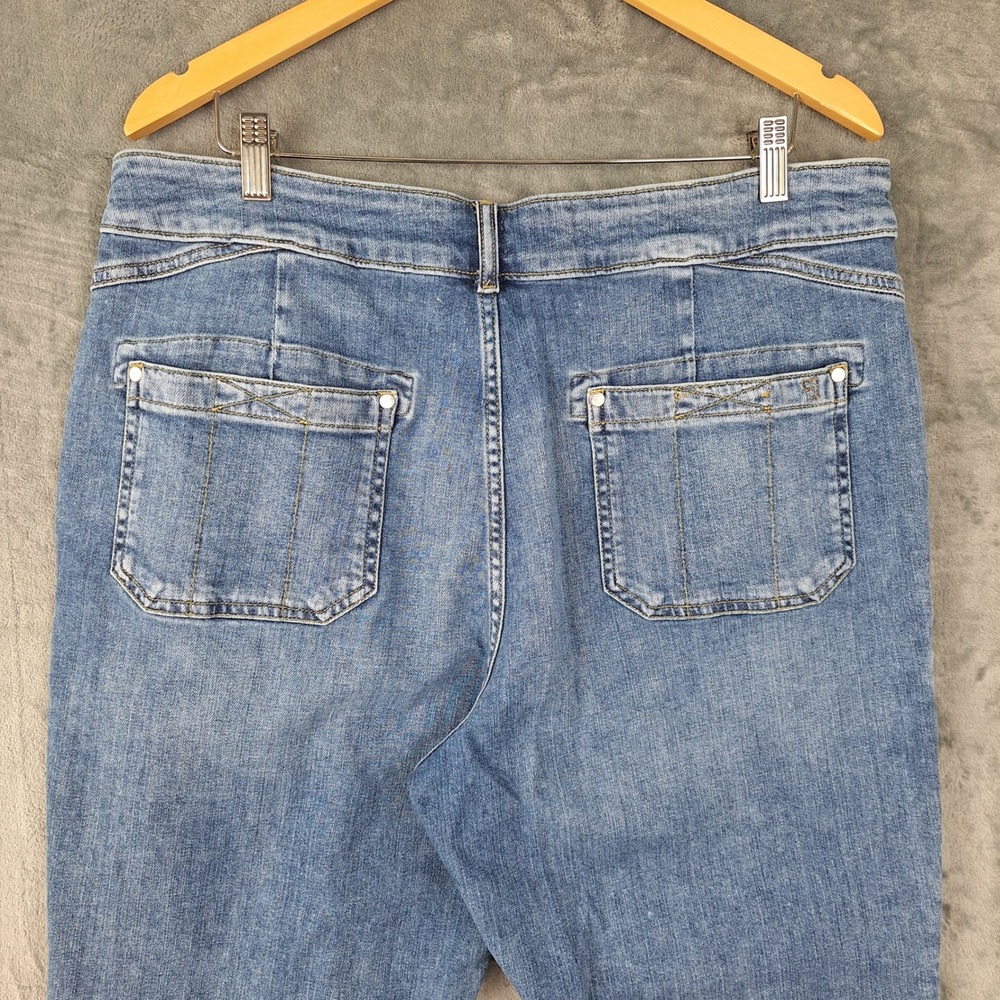 Anthropologie Pilcro‎ Jeans Womens 33 Wanderer High Rise Relaxed Stretch Utility - Picture 9 of 11